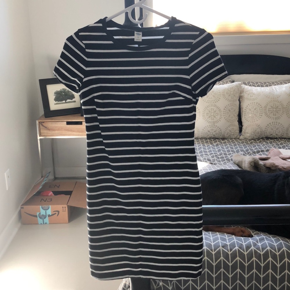 Old Navy Stretchy Striped Dress